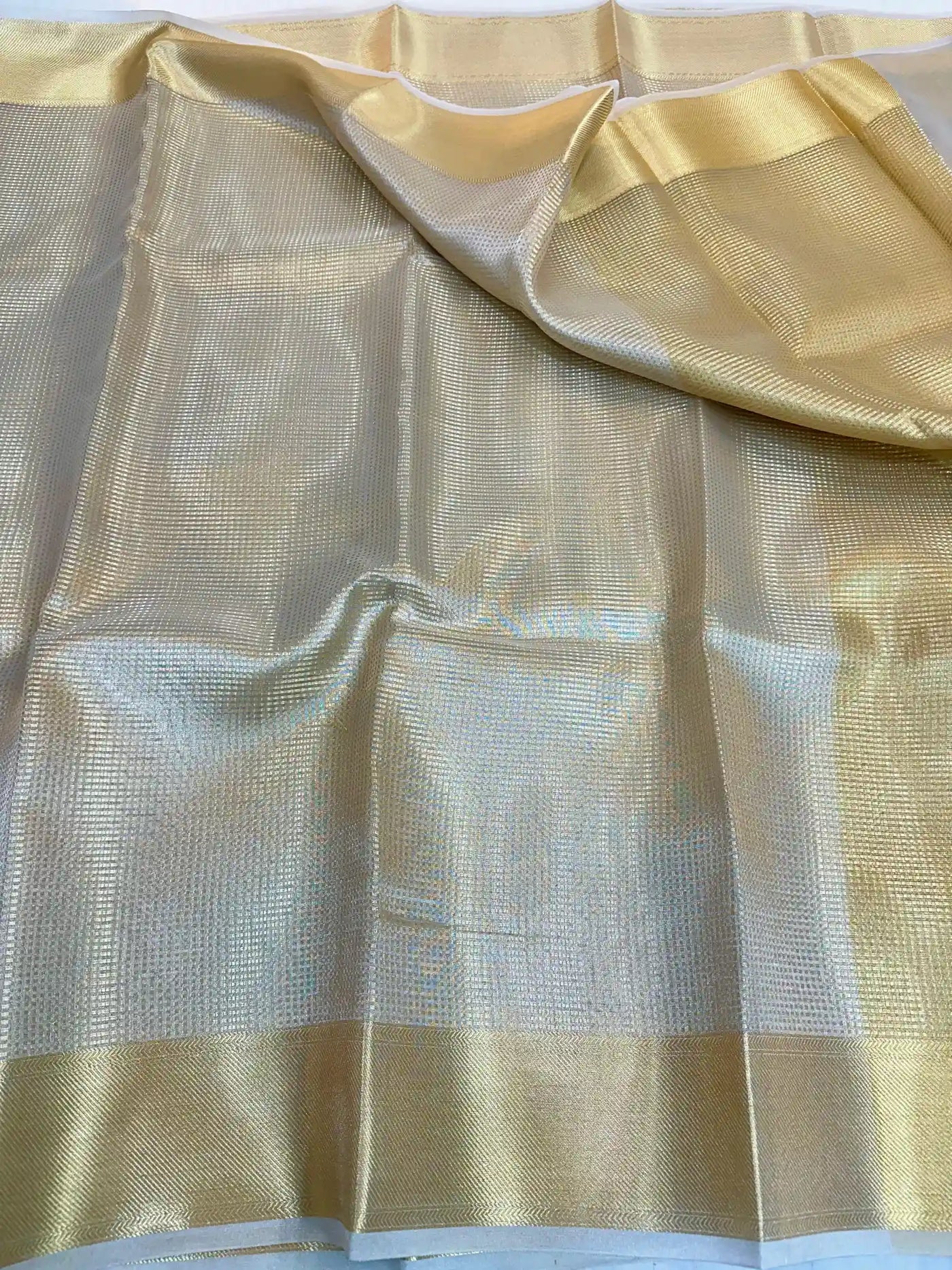 Nayanthara  Inspired Kanjeevaram Tissue Saree