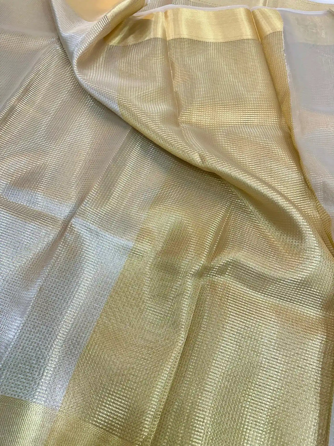 Nayanthara  Inspired Kanjeevaram Tissue Saree