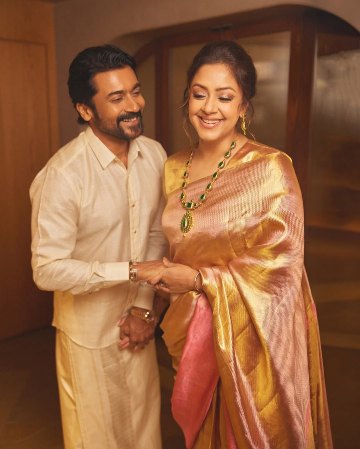 Jyothika Inspired Kanjivaram Tissue Saree